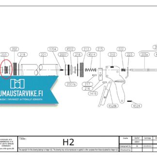 Sulzer - MK - Kröger Suuttimen sovitinpala (203)